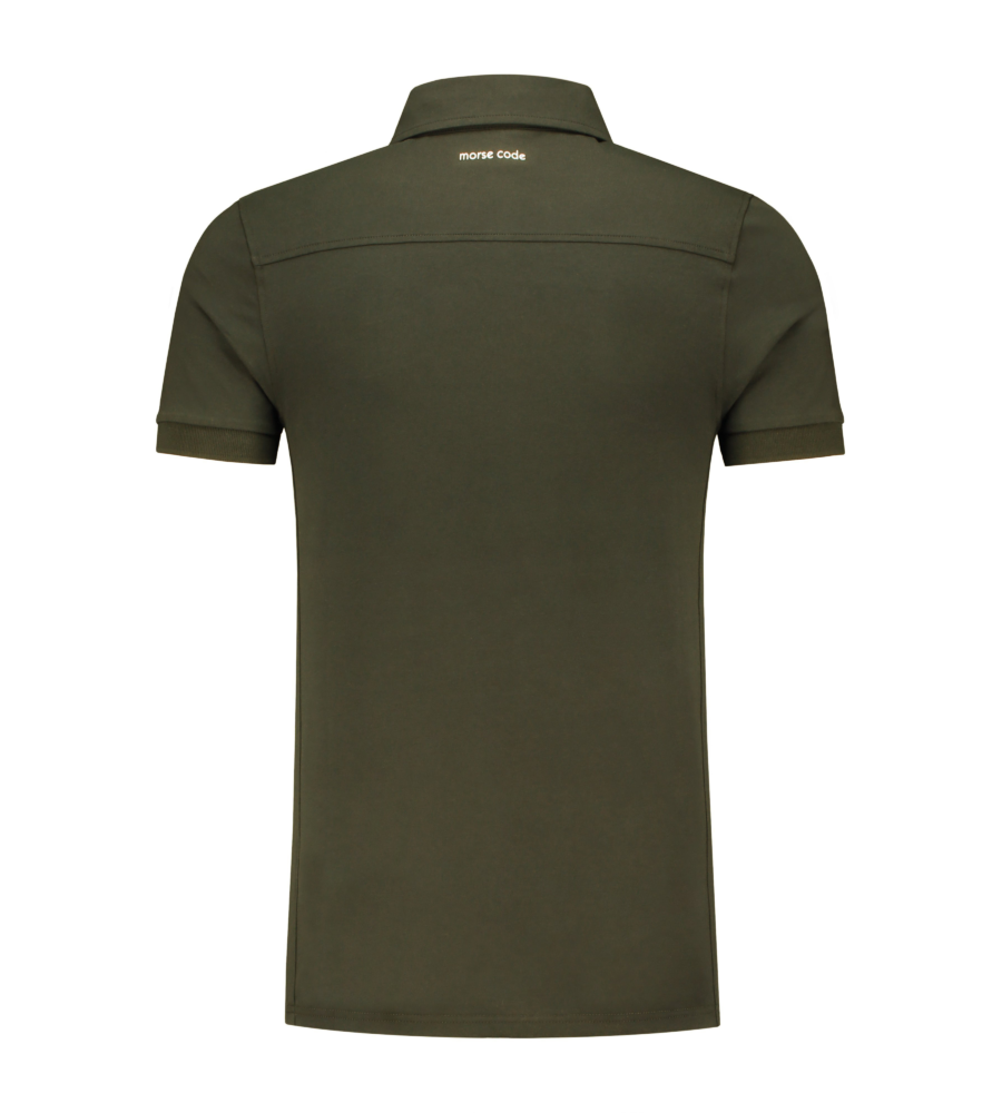 Jersey stretch - Military olive afbeelding 2