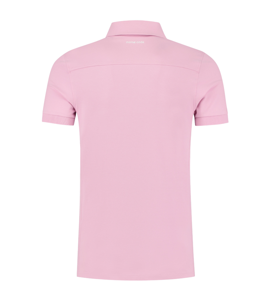 Jersey stretch - Pink mist afbeelding 2